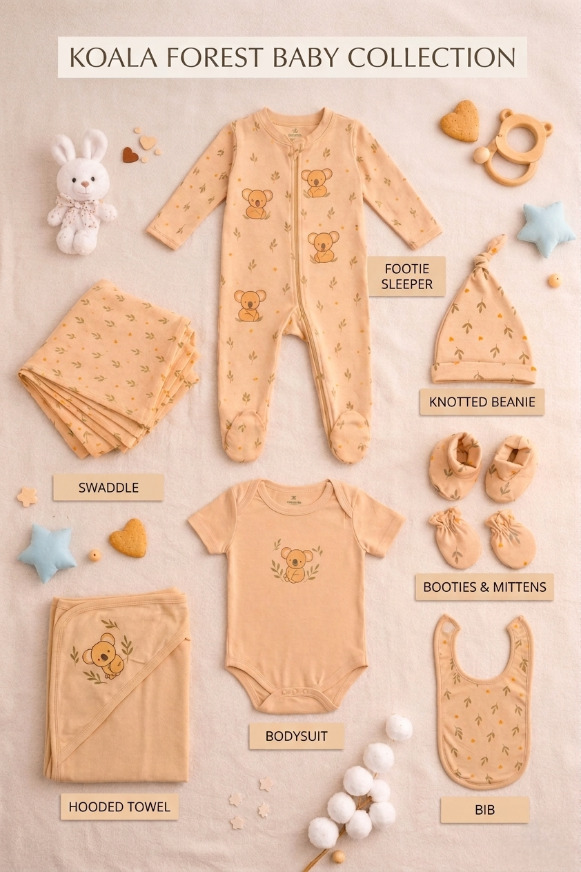 9 Piece Newborn Gift Set