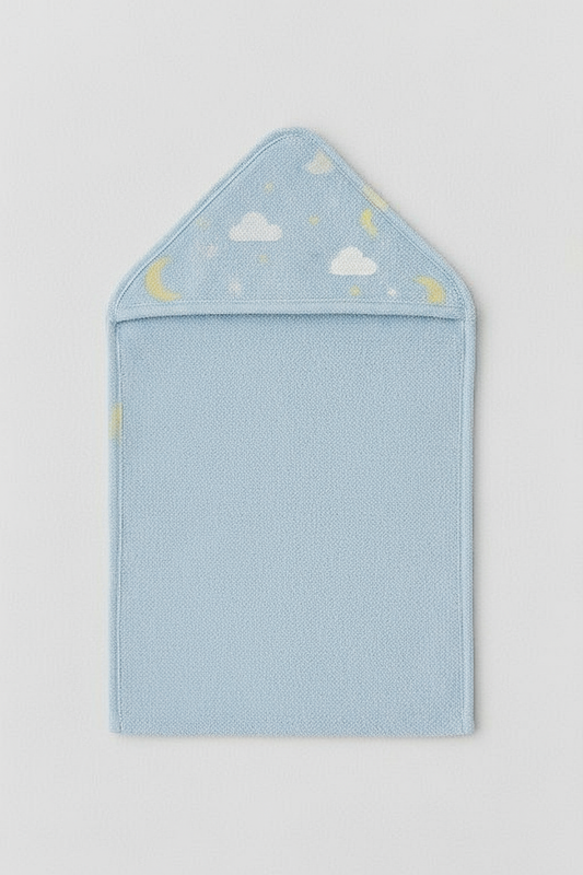 Double layer hood towel